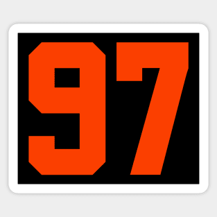 Orange 97 Sticker